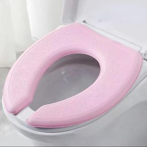 Toilet Seat Covers Washable Sticker Foam Cover EVA Waterproof Household DIY Cropped Gasket Assento De Vaso Sanitario