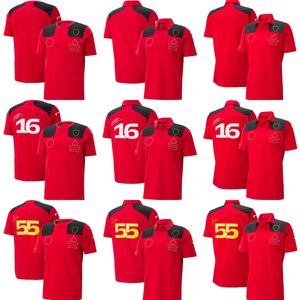 2023 F1 Team T-Shirt Erkek Kadınları Spor Moda O yaka T-Shirts Çocuk Tops Formula 1 Yarış Polo Gömlek Sürücü T-Shirt Jersey 5HBC