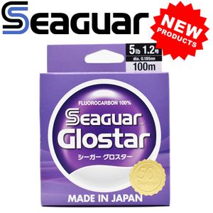 Braid Line SEAGUAR GLOSTAR Original Fishing Line 4LB-70LB 100% FLUOROCARBON Fishing Lines 100M60M 50th Anniversary Limited Product 230220