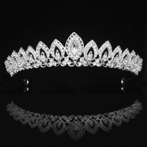 Tiaras lindas faixas de cabeça de pinhão de cristal coroa Bandes da cabeça feminina Menina Cabelo de bairro de cabelo Acessórios de jóias da cabeça do casamento Z0220