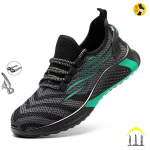 Stivali 35-50 Scarpe di sicurezza uomini Donne Stivali da lavoro di punta in acciaio indistruttibili ferenti sneaker antis-smash scarpe da costruzione 230217 230217