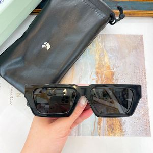 Designer sunglasses for women classic Brand OFF black thick square fashion OER1002 sunglasses Men original box