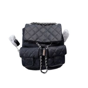 stylish waterproof backpack mini backpack purse channel caviar leather drawstring tote bag silver chain solid bags card holder the modern snap luxury backpack