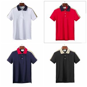 Novas camisas polo masculinas elegantes de luxo italianas masculinas 2023 roupas de grife manga curta moda masculina verão camiseta tamanho asiático M-3XL #SHOPEE80