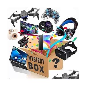 Gry nowatorskie 2022 Mystery Box Random Birthday Surprise Prezenty Adt Lucky, takie jak Drone Smart Watches Bluetooth Głośniki i inne dr Dhak9