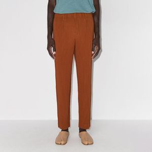 Designer Men's Pants ALSEY Miyake Men Pleated Men Male Straight Smart Casual Trousers Solid Streetwears Fashion Man Pant Mens Trousers 807