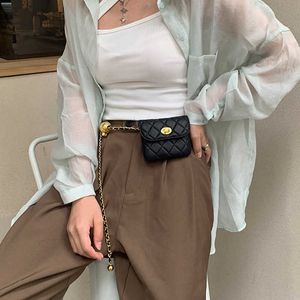 Belts New Women Metal Belt Chain Messenger Bag Luxury Designer Brand Waist Strap Lady Girl Dress Jeans Trousers Decorative Accessories J230220