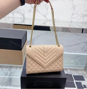 Nya dammväska designer väskor handväska pursar kvinna läder handväskor mode koppling handväska kvinnor som designar crossbody axelväska kedja gul handväska