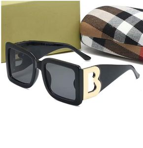 2022 personalized European and American letters big B box sunglasses Women's fashion network red street photo the same exaggerated sunglasses