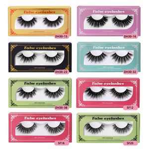 New Faux Mink Eyelashes Fluffy Natural Long Thick Full Strip Eyelash Extension Wispy Dramatic Cruelty Free Eye Lash Pestanas De Vison Sintetico De Tira Completa