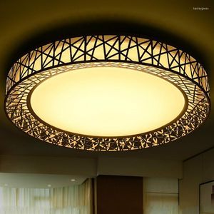 Ceiling Lights LED Bird's Nest Circular Hollow Lamp Living Room Modern Minimalist Bedroom Study Dining Lighting LB12131