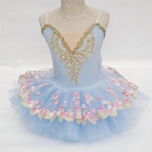 Bühnenkleidung Mädchen Ballett Tutu Performance Kleidung Tanzkostüm Flauschiges modernes Prinzessinnenkleid Balet Girl Ballerina