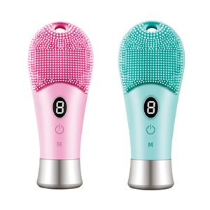 Silicone Flex Sonic Face Cleansing Brush - Deep Cleanse, Exfoliate, Rechargeable USB, Soft Bristles - For Clear Skin