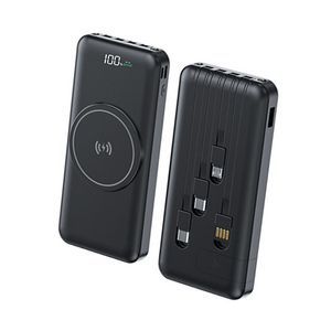 Wireless Qi Charger 20000Mah Power Bank Fast Charging Adapter f￶r Samsung Notes8 Xiaomi med detaljhandelsl￥dan