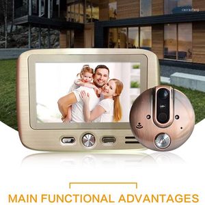 4.3インチLCDカラースクリーンVideo-Teye Door Viewer IR Night-Vision Visual Peephole Camera PO / Video Digital Doorbell Cam