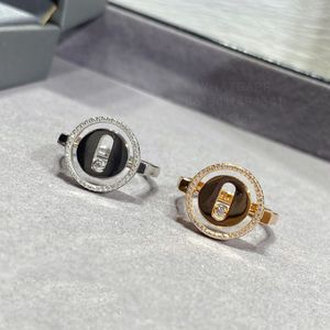 anelli per donna gioielli con diamanti firmati stile classico Placcato in oro 18 carati misura 6 7 8 stile classico Non sbiadiscono mai regali premium con scatola 004