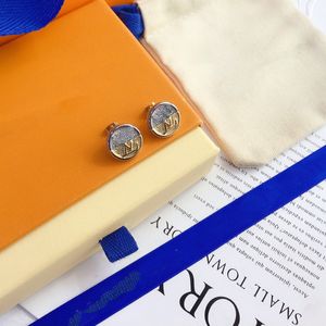 18K Altın Kaplama Moda Desinger Mektup Saplama Paslanmaz Çelik Küpeler Kulak Uzun Dungle Crystal Rhinestone Düğün Mücevher Aksesuarları Hediye