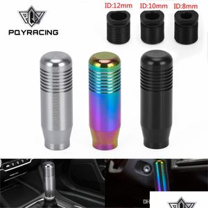 Ручка сдвига Новые гоночные ручки для Honda Acura M10x1.5 Black Neo Chrome Titanium PQY05 Мобил доставки мотоциклы мотоциклы. Части TRA DHCBQ