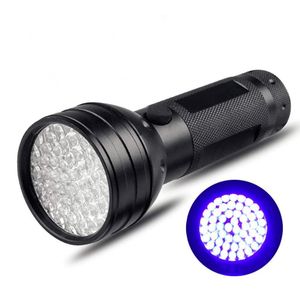 UV El Feneri Siyah Işık Torçları UV Işıklar 51 LED PET Koku Eliminator Ultraviyole Siyah Işık Evcil Hayvanlar İdrar Dedektörleri Kullanımı