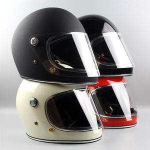 Casco moto CO Thompson Ghost Rider racing caschi vintage lucidi casco integrale con visiera capacete casco moto258N
