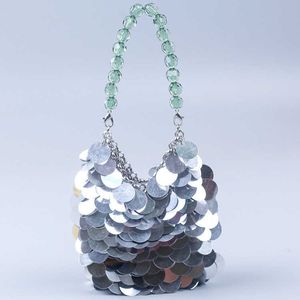 Новые блестки сумочки серебряная сумка женские сумки сумки Bling Fashion Lady Buckte Dambags Girls блески кошельки бренд 230304