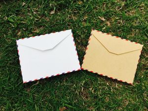 Opakowanie prezentowe 10pcs Creative Spiratery Vintage British Style Mini Envelope European Classical Kraft Paper Letter Cute