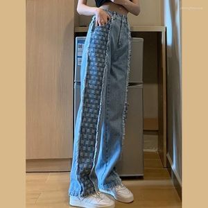 Kadın Kot ILARES Tasarımcı Pantolon Kadın Kadın Giyim Y2k Kadın 2023 Trendi Büyük Boy Pantolon Kore Modası Şalvar