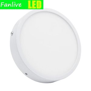 Downlights 10pcs LED-Panel Downlight Light Round Deckenbetriebslampe 5W/8W/16W/22W eingebauter Fahrer