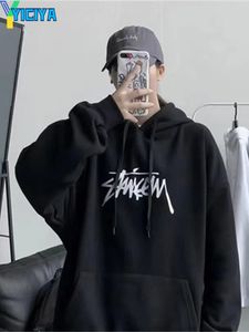 Kvinnors hoodies tröjor yiciya hoodie tröjor kvinnor y2k kläder trackover hooded vinter kvinna långa ärmar tröja kvinnlig huva överdimensionera 230217