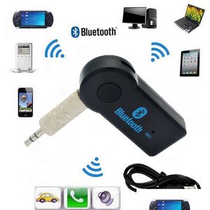 Kit per auto Bluetooth Mani 3.5Mm Streaming Stereo Wireless Aux O Ricevitore musicale Mp3 Usb V3.1 Aggiungi lettore Edr Drop Delivery Cellulari Motore Dhtgz