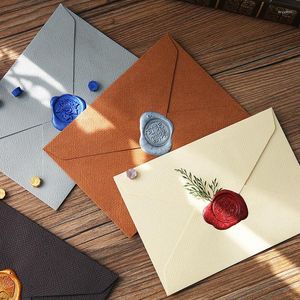 Hediye sargısı 10 adet vintage depolama mektubu kağıt örgü zarf severler itiraf eden tatil kartpostal tebrik kartı