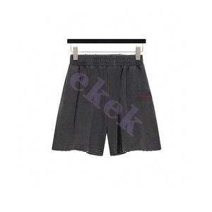 Design Luxus-Modemarke Herren-Shorts, Luxus-Koks-Stickerei, Buchstabenmuster, Fünf-Punkte-Hose, High Street, lässig, alt, Sport-Shorts, Schwarz