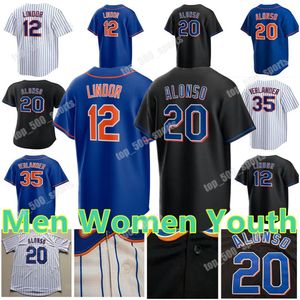 2024 Custom Pete Alonso 4 Aarez Jersey Brandon Nimmo Edwin Diaz Francisco Lindor Daniel Vogelbach Jeff Mcneil Kodai Senga Brett Baty Baseball