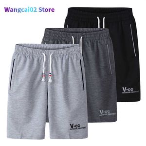 Shorts masculinos shorts masculinos de verão masculino casual Trunks Fitness Workout Man Brea Breathable Cotton Gym calça curta calça de moletom 022023h