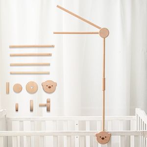 Rasseln Mobiles 1 Set Montage Holz Bett Glocke Halterung Baby Krippe Mobile Hängen Spielzeug Zubehör für geboren Geburtstag Geschenk 230220