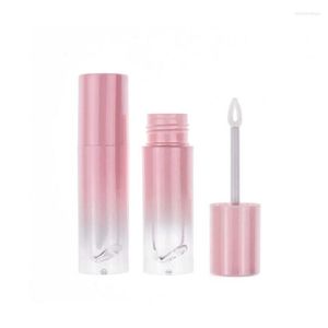 Vorratsflaschen 100 Stück 4 ml Lipgloss Glasur Tube rosa Lippenstift nachfüllbare Flasche Öl Zauberstab Mascara Behälter