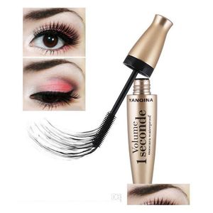 Mascara Beauty Makeup Długie i gęste wodoodporne rozszerzenie zakładki z wypaczonym rzęsem Kobiety Lady Drop dostawa zdrowie Oczy Dhwid