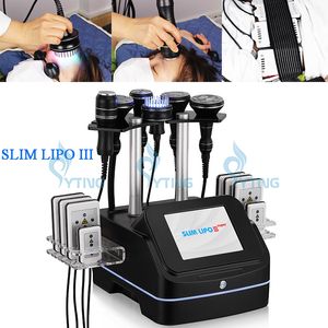 Ultraljud Cavitation RF Slantmaskin Radiofrekvens Skin ￥tdragning Laser Lipo Body Contouring Spa Beauty Equipment