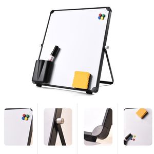 Blackboards Magnetic White -Board Set Aluminum Alloy Foldable Durable WhiteBoard For Kids Online Lessons Office Whiteboard 230217