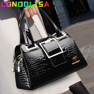 Evening Bags Luxury Handbag Women Bag Designer Famous Brand Patent Leather Shoulder Crossbody Bags Large Capacity Tote Bolsos Sac A Main 230217