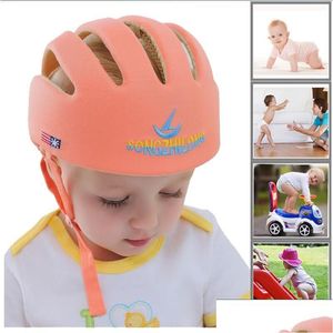 Caps Hats Baby Hat Helmet Safety Protective Kids Learn To Walk Anti Collision Panama Children Infant Protection Cap Drop Delivery Dh1Gm
