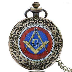 Pocket Watches By EPacket Or Registered Mail Masonic Free-Mason Freemasonry Watch Chain Pendant Clock For Drop