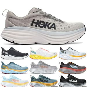 HOKA Hokas Purple Running Shoes Movement Bondi Clifton 8 Carbon X2 Breathable Free Walking Sneaker Real Teal Black Seaweed Green Floral Mens Womens Trainers