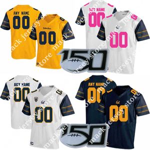 Custom NCAA California Golden Bears Football College 1 Bryce Treggs Jersey 8 Aaron Rodgers 10 Marshawn Lynch 16 Jared Goff Jerseys Stitched