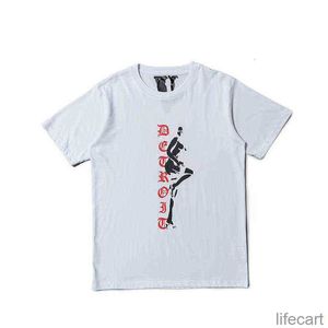 Marka T Shirt V Lone Moda Kırmızı Kutup Dansçı Sanskrit Mektup Baskılı Kısa Kollu T-Shirt Erkek Kadın Çok Yönlü Rou Gömlekleri Nn2Q