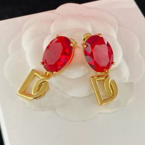 Designer Diamonds Earrings Stud For Womens Gold Earring Fashion Golden Earrings Jewelry Woman Luxurys Hoop Earring Letters Charm 2211114D