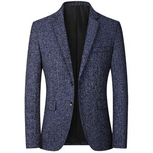 Men Brand Blazers Fashion Slim Casual Coats Handsome Masculino Business Jackets Suits Striped Men's Blazers Tops