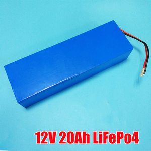 12V 20AH LIFEPO4 Batteripaket för e-cykel e-skoter Power Tool Motorcykel Electric Sprayer Miner Light Lawn Light