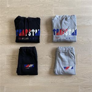 5A Tute da uomo Abbigliamento sportivo da donna Trapstar Abiti da ricamo Uomo Felpa con cappuccio sportiva da jogging Pantaloni sportivi casual per uomo Donna Giacche felpe con cappuccio pantaloni