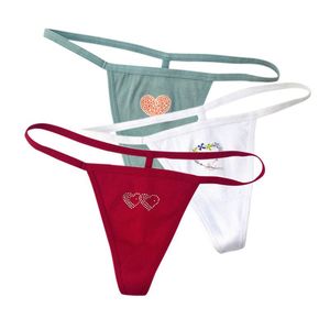 Women's Panties Sexy G-string Cotton Underwear Female Underpant T-Back Pantys Ladies Lingerie M-XL Low Rise ThongsWomen's